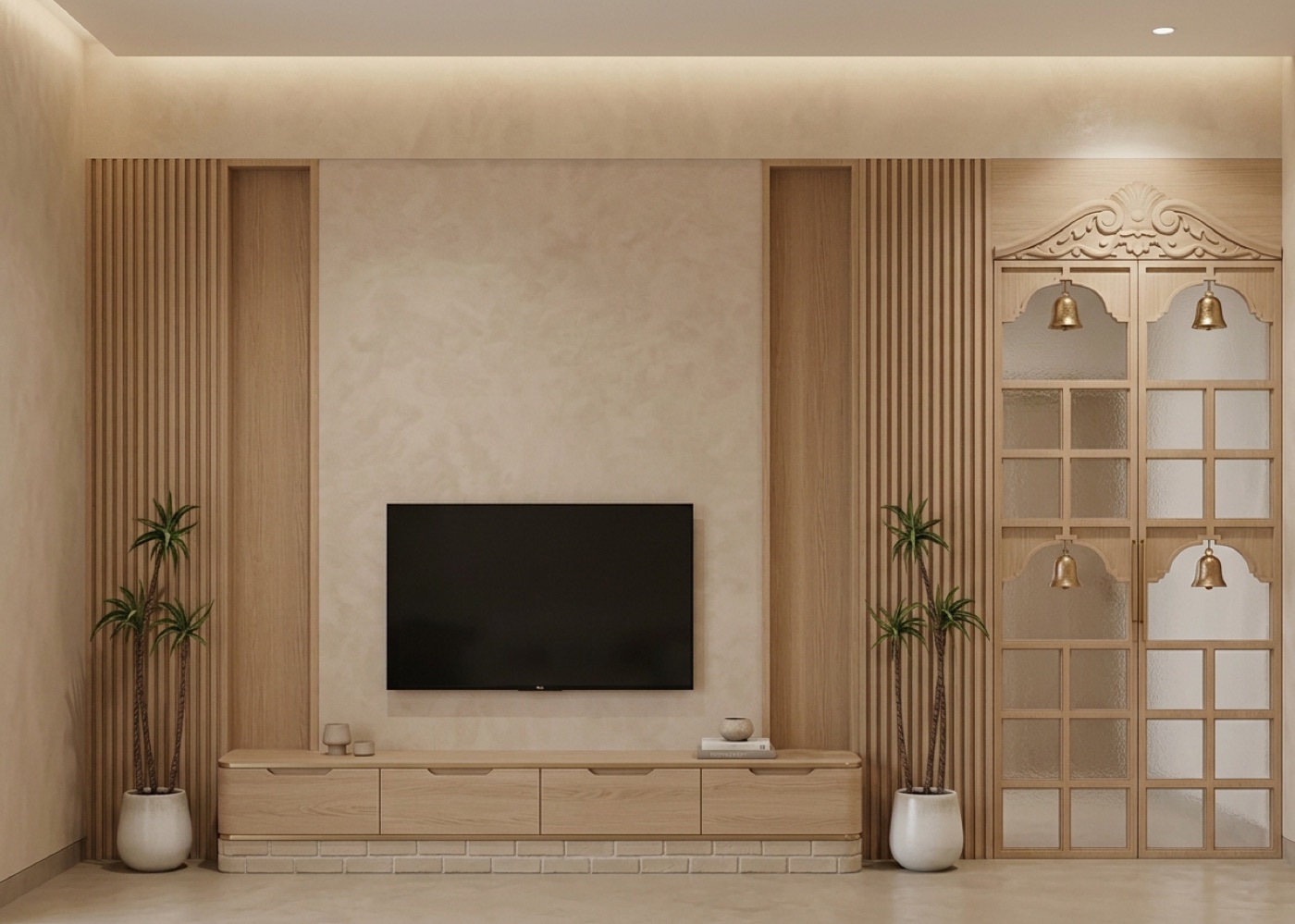 Restyle example: same room, new design language